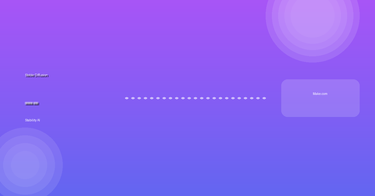 Stable Diffusion 메이크닷컴 자동화 방법 – Stability AI AI 연동 가이드