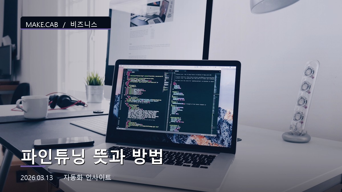 파인튜닝 뜻과 방법